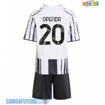 Camisa de time de futebol Juventus Lois Openda #20 Replicas 1º Equipamento Infantil 2025-26 Manga Curta (+ Calças curtas)